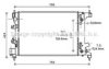 AVA QUALITY COOLING CT2043 Radiator, engine cooling